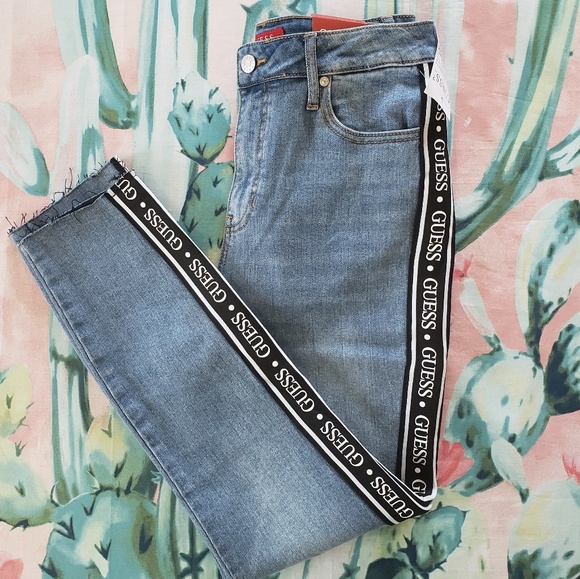 Guess Denim - Guess Jeans Slogan Straight